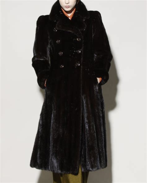 vintage ysl fur coat